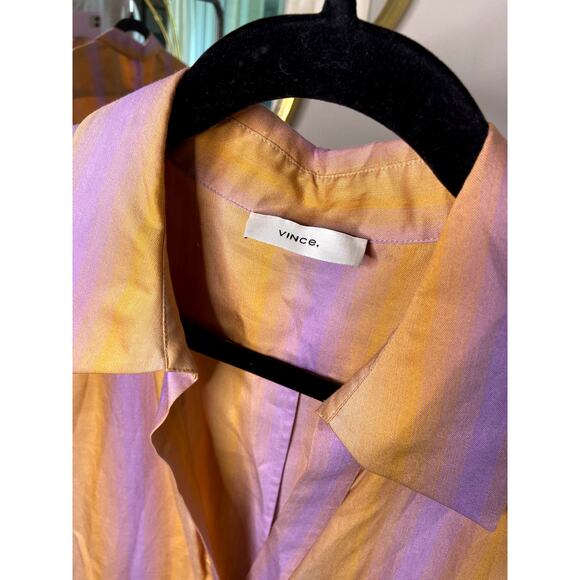 Vince Ombre Stripe Shirt Dress size S small - Picture 4 of 7